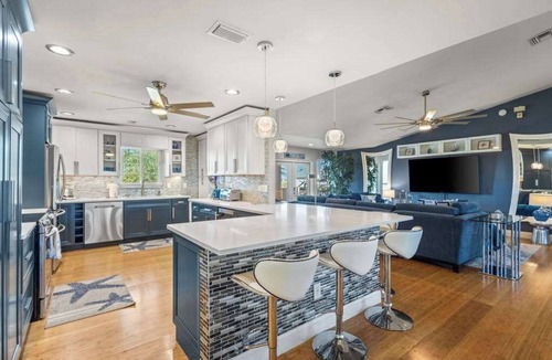 Saint James City House | Luxurious waterfront home, pool, boat dock, fillet station, private guest suite
