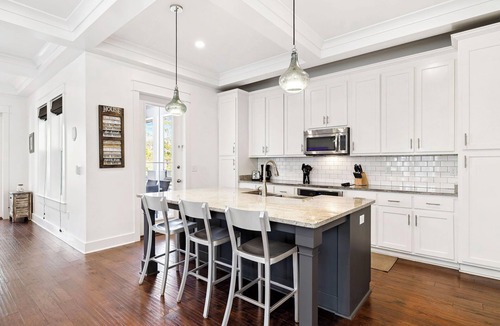 Seacrest Beach House | Luxury Coastal Living Breezy Partially Screened Porch & Lagoon Pool Access