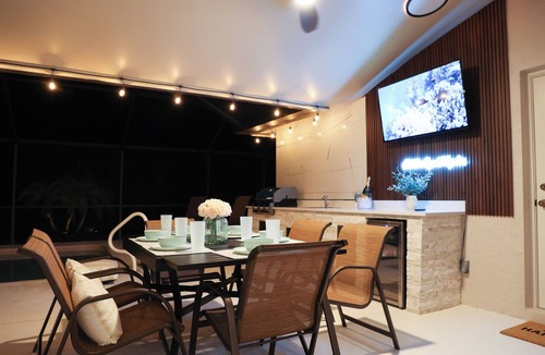 Central Naples House | LUXURY Villa AZUL Naples with HEATED SALT WATER POOL