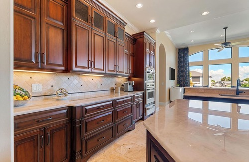 Siesta Isle House | Luxury Waterfront Home Heated Pool Gulf Access Dock Near Beach