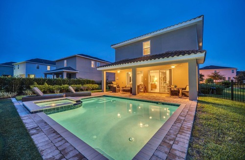 Bay Lake House | Modern 6BR Villa/Games Room/Private Pool & Spa/10 Min to Disney