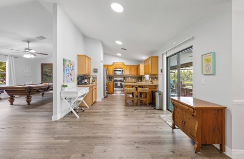 Palm Bay House | New! 4 Bedroom w/Private Heated Pool! Pool Table! 4 TVs