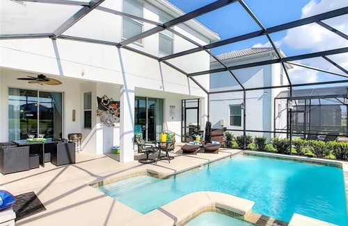Kissimmee House | New - Storey Lake 6BR5BA sleeps 22, Pool/Spa/Resort enjoy the sun and fun today!