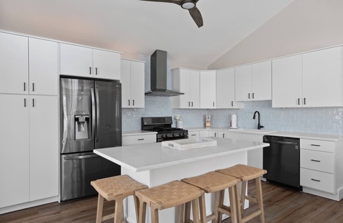 Town Bank House | Oceanfront Oasis! Steps to the Beach! Hot Tub, Pool & Game Room!