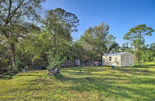 Port Malabar House | Palm Bay Vacation Rental w/ Patio & Yard