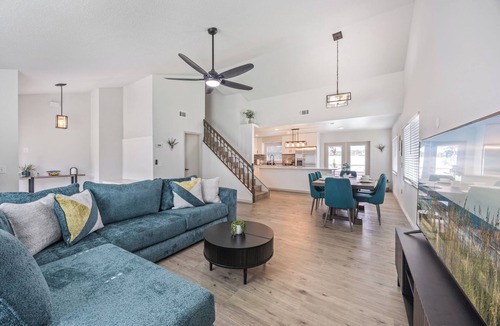Rockledge House | Palm & Petal Oasis | FREE Heated Pool Vacation Home, near USSSA & Port Canaveral
