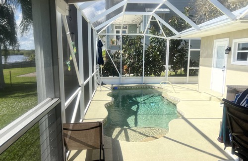 Tillman House | Palms Paradise. Pool. Waterfront. Near Space Coast Beaches.