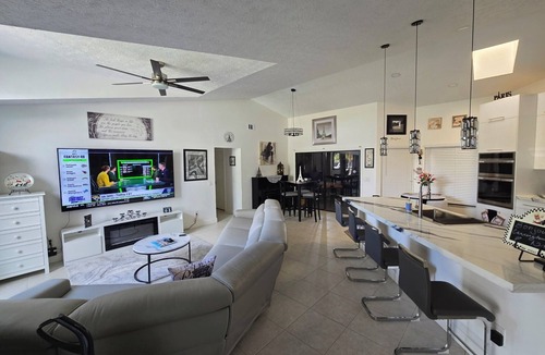 Port Saint Lucie House | Parisian Escape in Port St. Lucie! Complete with Spacious Arcade! Bienvenue!
