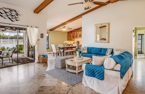 Lochmoor Waterway Estates House | Park-view, dog-friendly home with pool, lanai & AC - near golf, beaches & dining