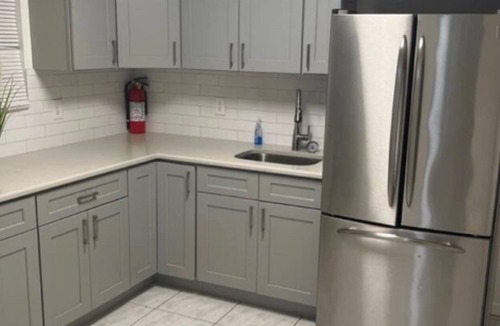 Roosevelt House | Peaceful Gathering Modern Kitchen & Living space, Huge discounts are available