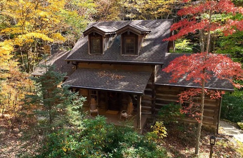 Frank Cabin | Pet-Friendly, Cozy Log Cabin w/Waterfall & Trout Stream