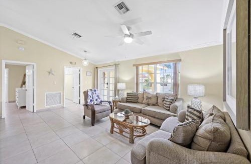 Marco Island House | Pet-friendly waterfront with pool and steps to beach