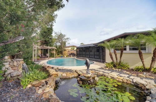 Merritt Island Cottage | Poolside Paradise! Central Merritt Island Home