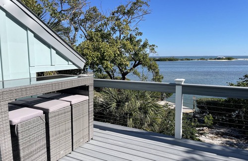 Safety Harbor Club House | Private dock with 2 golf carts Oceanfront home Absolute Best Location on island!