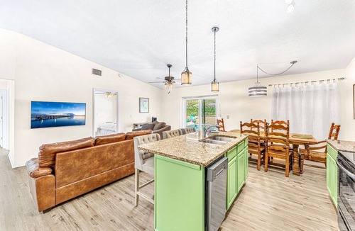 Palm Bay House | Private Florida Home with Pool and Hot Tub Enclosure, King Bed in Master Suite