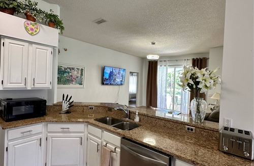 Chatham Park House | Private pool with a beautiful view overlooking the lake! Near Disney & Universal