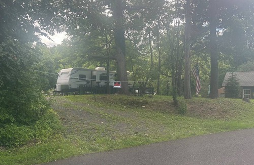 Doylestown House | Quiet property in beautiful Bucks County stay in this recreational vehicle.