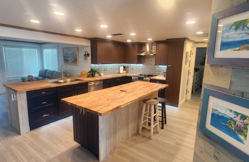 Nokomis House | Relax and enjoy at our dockside retreat with a 25 ft dock for your watercraft.