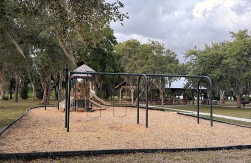 Braden River RV Rental | Relaxing Safari Tent with Fire Pit Near Anna Maria Island in Bradenton, Florida