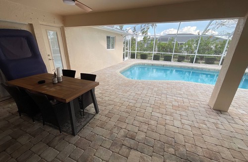 Fort Myers House | Remodeled pool home with upscale amenities and features, perfect for relaxing.