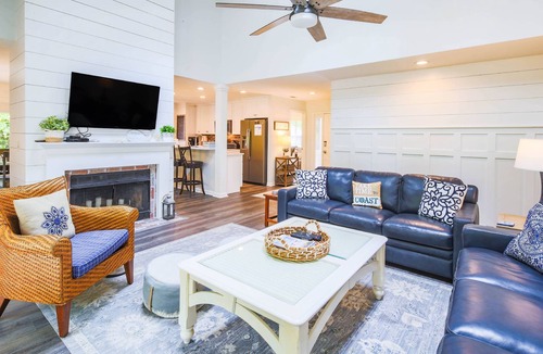 Sea Pines House | Renovated Home with Private Plunge Pool, Fire Pit, Community Pool, Tennis Court & Playground