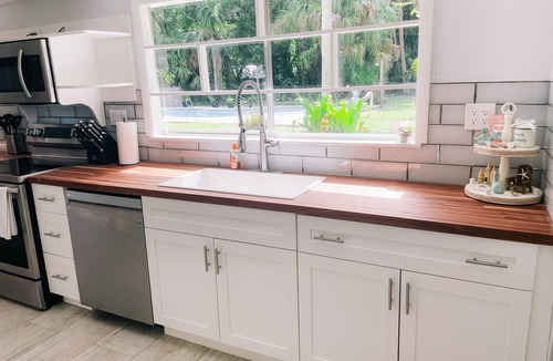 Melbourne House | Renovated Saltwater Pool Home w/King bed Sleeps 8