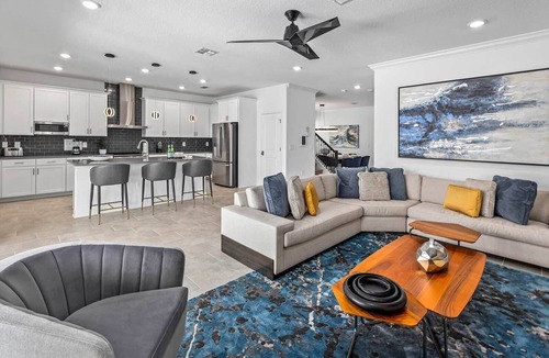 Melbourne Beach House | Rhythmic Retreat | Beach + music lover's oasis w pool, movie theater, karaoke rm