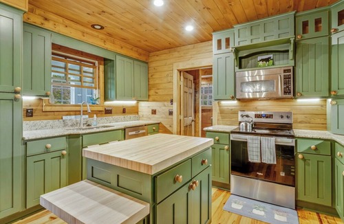 Rutherfordton Cabin | Riverfront cabin, private, hot tub, firepit, quiet, gated community