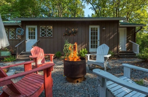Mill Spring Cottage | Rustic Cottage in the Woods Close to Tryon Equestrian Center