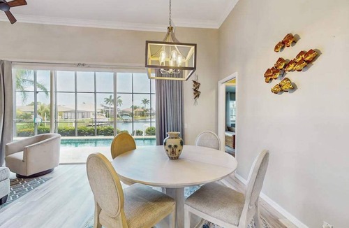 Burnt Store Isles House | Sailboat-Access Waterfront Retreat with Sunset Pool Living