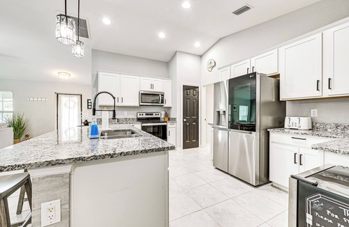 North Port House | Saltwater Pool & Game Room: Gulf Coast Retreat