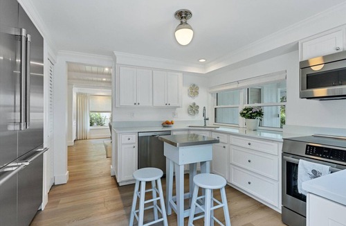 Sarasota House | Sarasota Renovated Waterfront Home with Dock Wide Open Bay Views Heated Pool