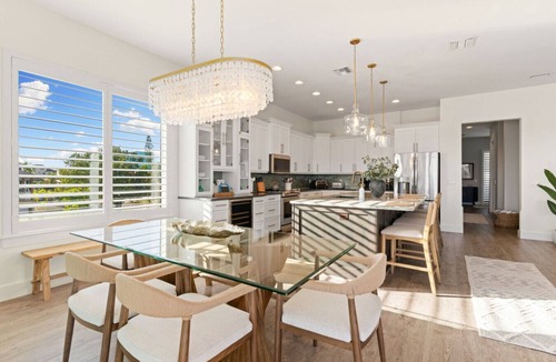 Bonita Springs House | Seafoam Serenity - Bayfront Retreat w/Dock, Pool + 1 Min Walk to Bonita Beach