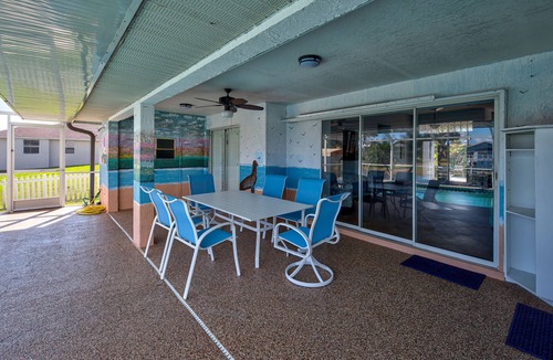 South Gulf Cove House | Seas the Day- Waterfront Pool Home, Private Dock, Gulf Access in Port Charlotte