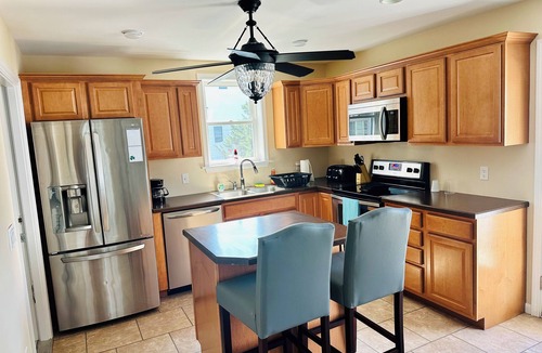 Ortley Beach House | Seas the Moment - 1 Blk to Ortley Beach - Private Balcony & Patio - 6 Bed, 3 BR