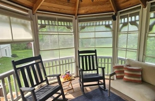 Laurelton House | Secluded 4-Bedroom cabin on wooded waterfront property adjoining Penn's Creek.