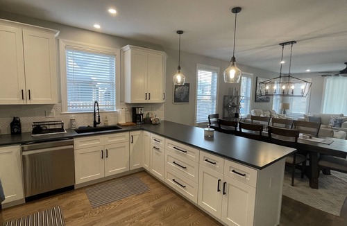 Seaside Heights House | Shore Elegance! 5br 4 bath private home w/5 decks & hot tub just steps to beach