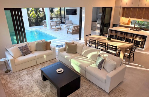 Sarasota Villa | Siesta Luxe - 3 mi to Beach & Downtown, Heated Pool+Spa