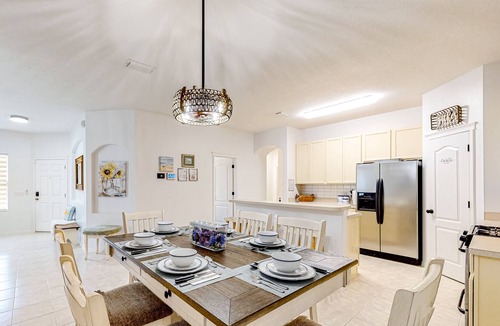 Apollo Beach House | Single-story home with screened patio, grill, AC, & W/D - great location