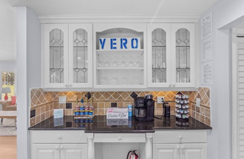 Vero Beach South House | Spacious 5 BR Retreat with Game Room & Heated/Chilled Salt Water Pool