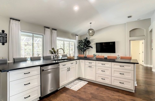 Interchange Square House | Spacious luxury with heated pool.