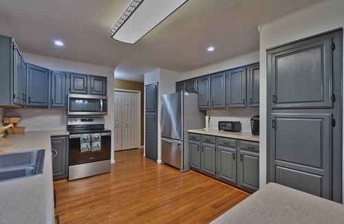 Jim Thorpe House | Spacious Mountain Home with Fireplace, Game Room in Bear Creek Lake Community!