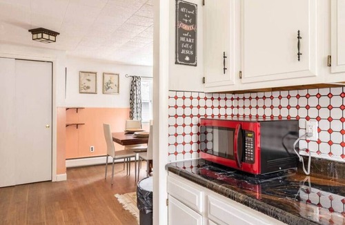 Montour Falls Apartment | Stained Glass by the Waterfall - Second Floor