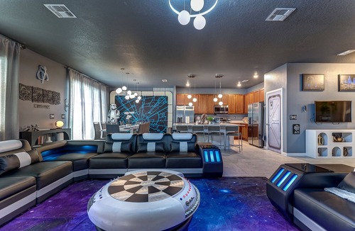 Bass Lakes Estates House | Star Wars Immersive Home w/Private Pool, Arcade, Theater, Themed Bedrooms
