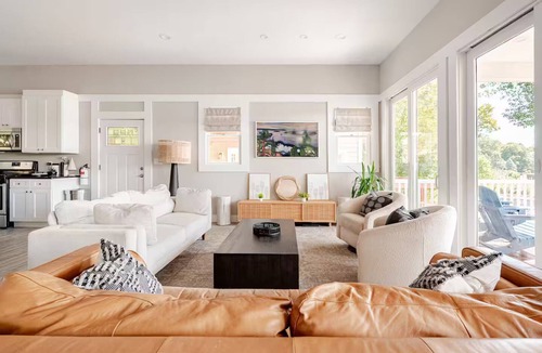 Hopatcong House | Stunning 5BR lakefront retreat on Lake Hopatcong - private dock and pet friendly