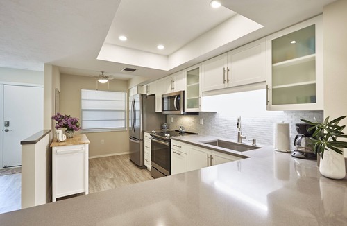 Siesta Key Condo | Stunning Beach to Bay, 2 Bedroom Condo on Siesta Key, Heated Pools, Turtle Beach
