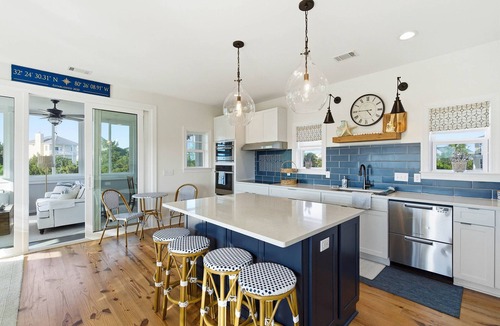 Beachwalk House | Stunning Harbor Island Home, Ocean Views, Golf Cart, Walk to Beach & Resort Amenities Included!