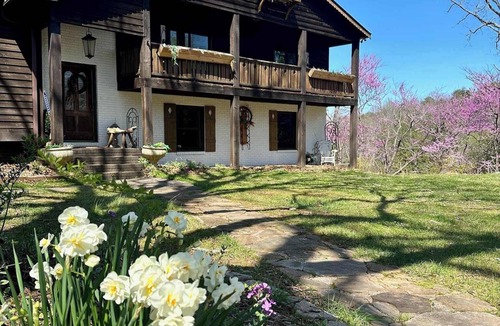 Tryon Ski Chalet | Swiss Chalet/Raving Reviews/26 acres/3 mi. to TIEC