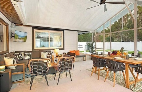 Old Seminole Heights House | Tampa Retreat with Heated Pool & Mini Golf