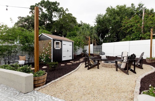 Riverside Heights House | The Riverside Retreat - Designer Home w/HOT TUB/FIREPIT Bachelorettes welcome.